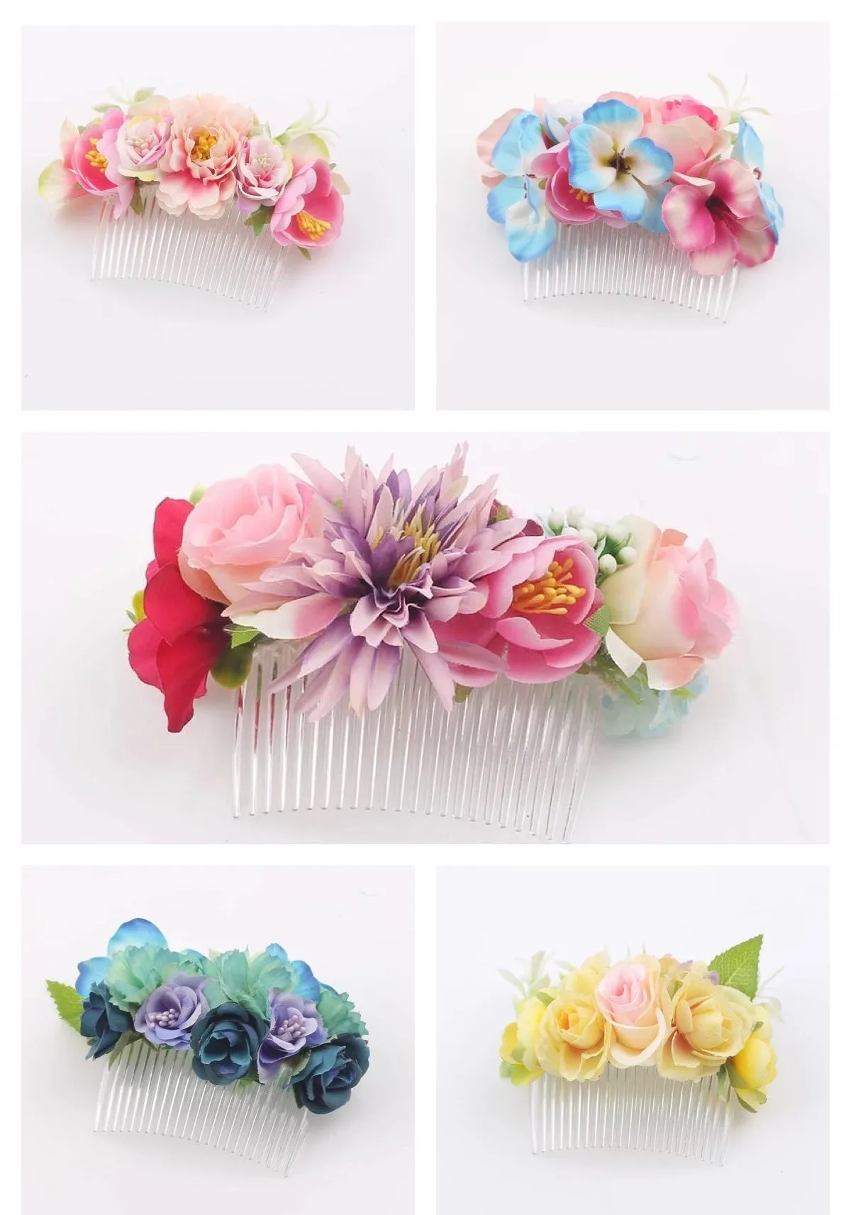 Hawa Flower Hair Comb