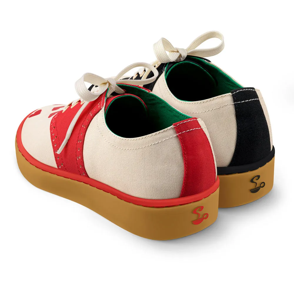 Hearts Casual Sneaker from Hot Chocolate Design