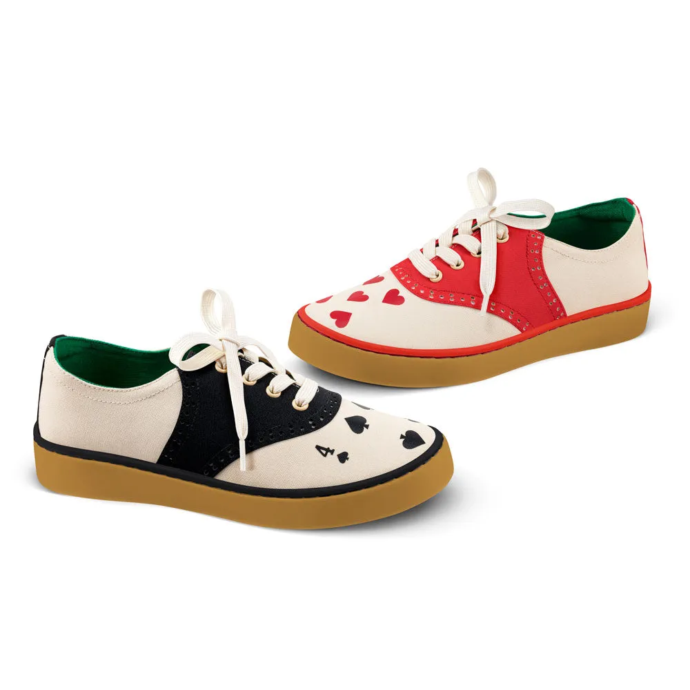 Hearts Casual Sneaker from Hot Chocolate Design