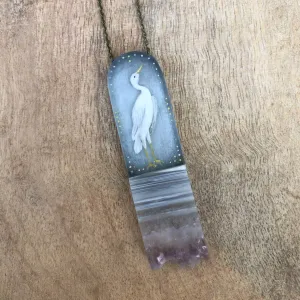 Heron Crystal Necklace