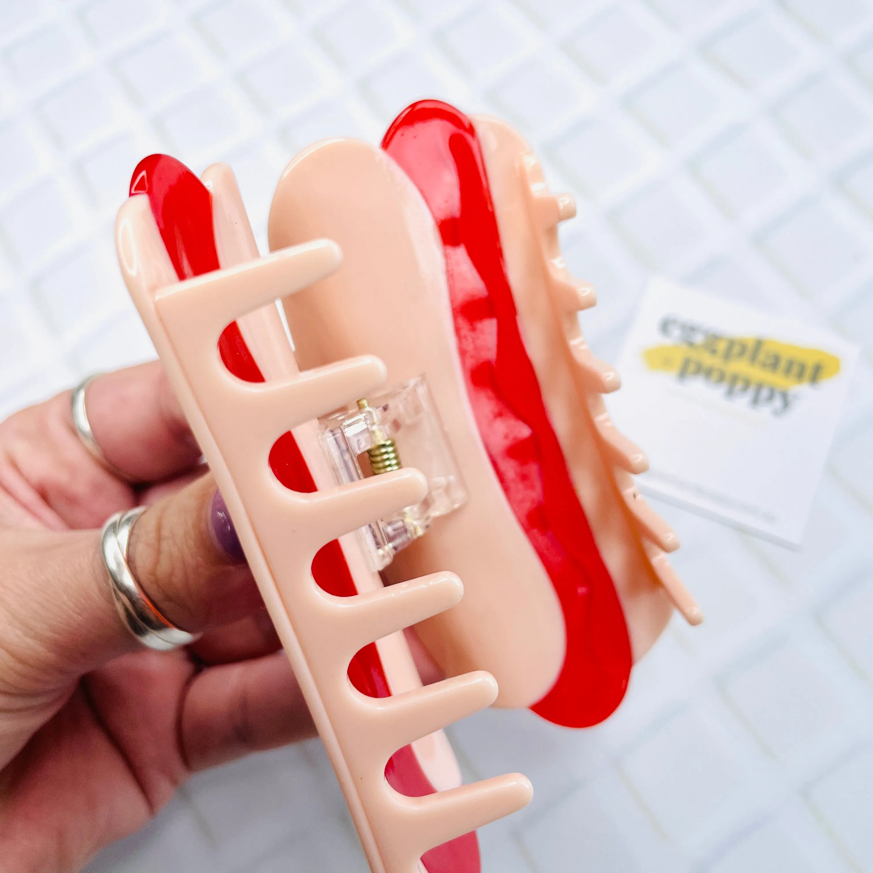 Hot Dog Hair Clip