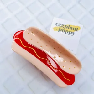 Hot Dog Hair Clip