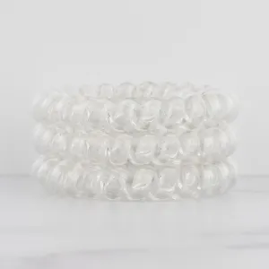 Hotline Hair Ties - Crystal Clear