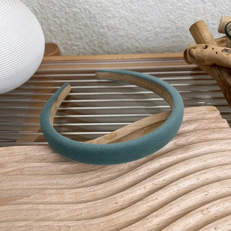 HPUNK Korean Velvet Thin Headbands  For Women Girls Solid Color Hairbands Make Up Hair Hoop Wholesale Fashion Hair Accessories