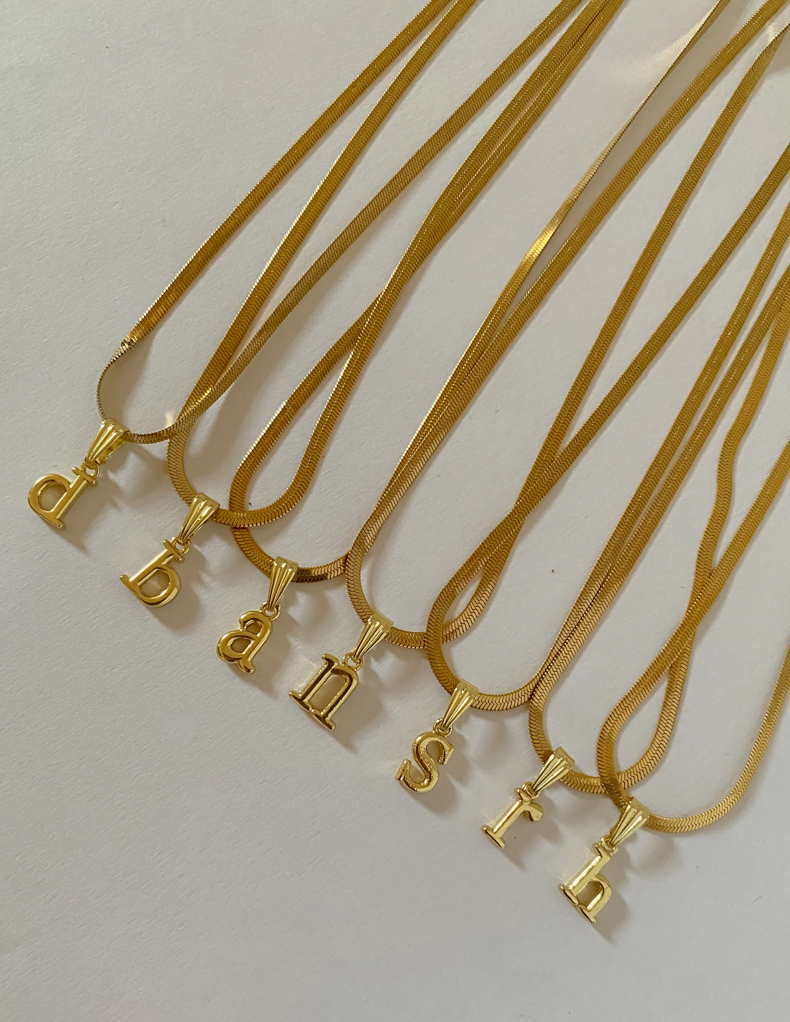Initial Necklaces (per piece)