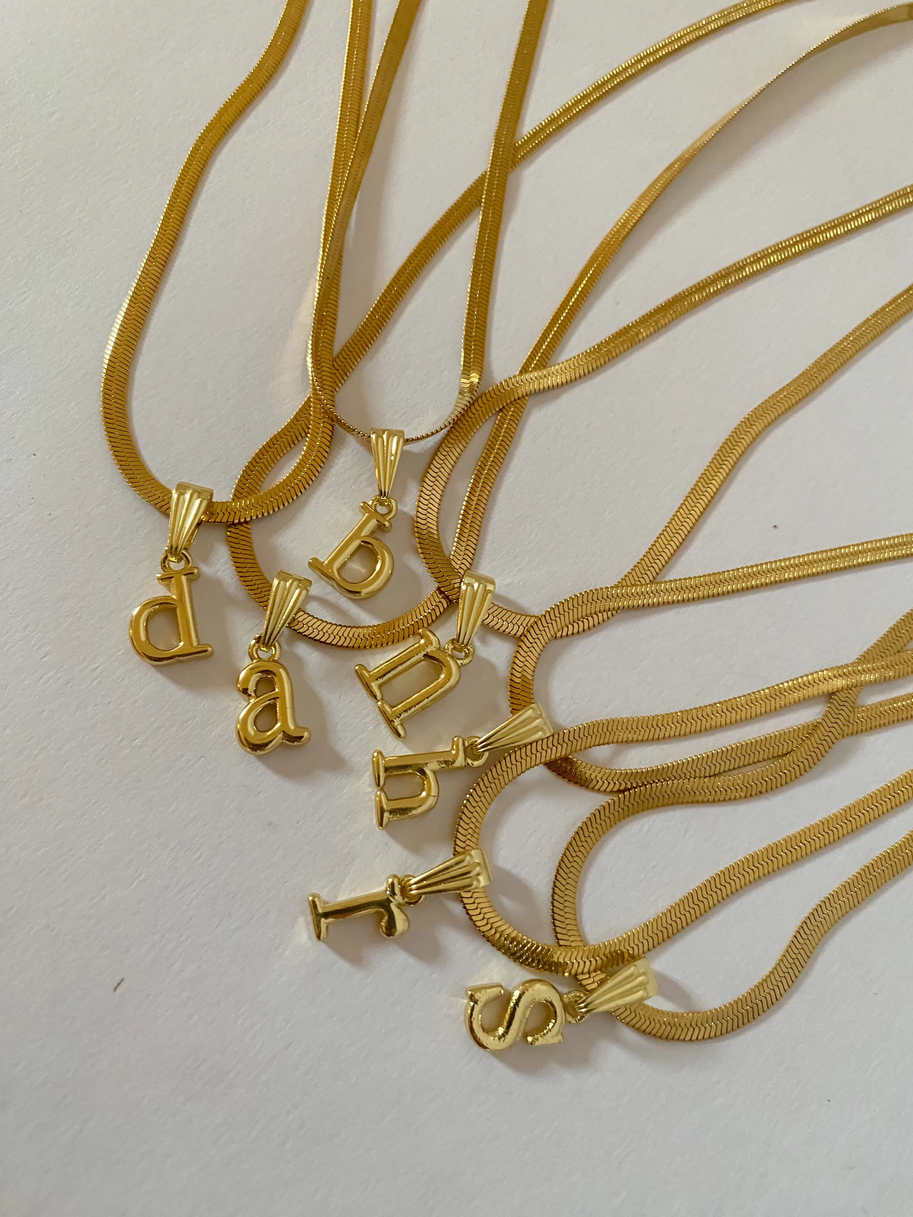 Initial Necklaces (per piece)