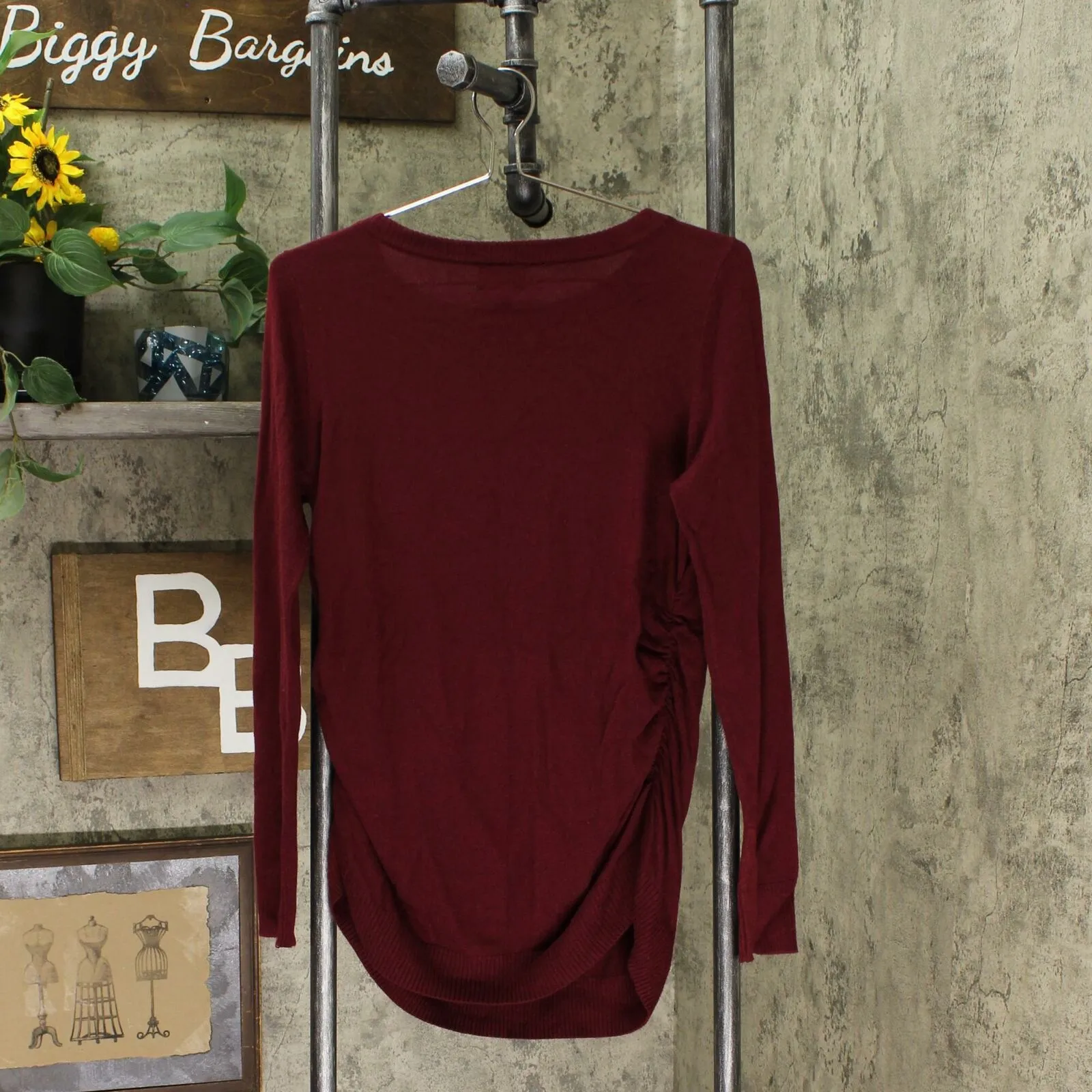 Isabel Maternity by Ingrid & Isabel Essential Side Shirred Pullover Sweater