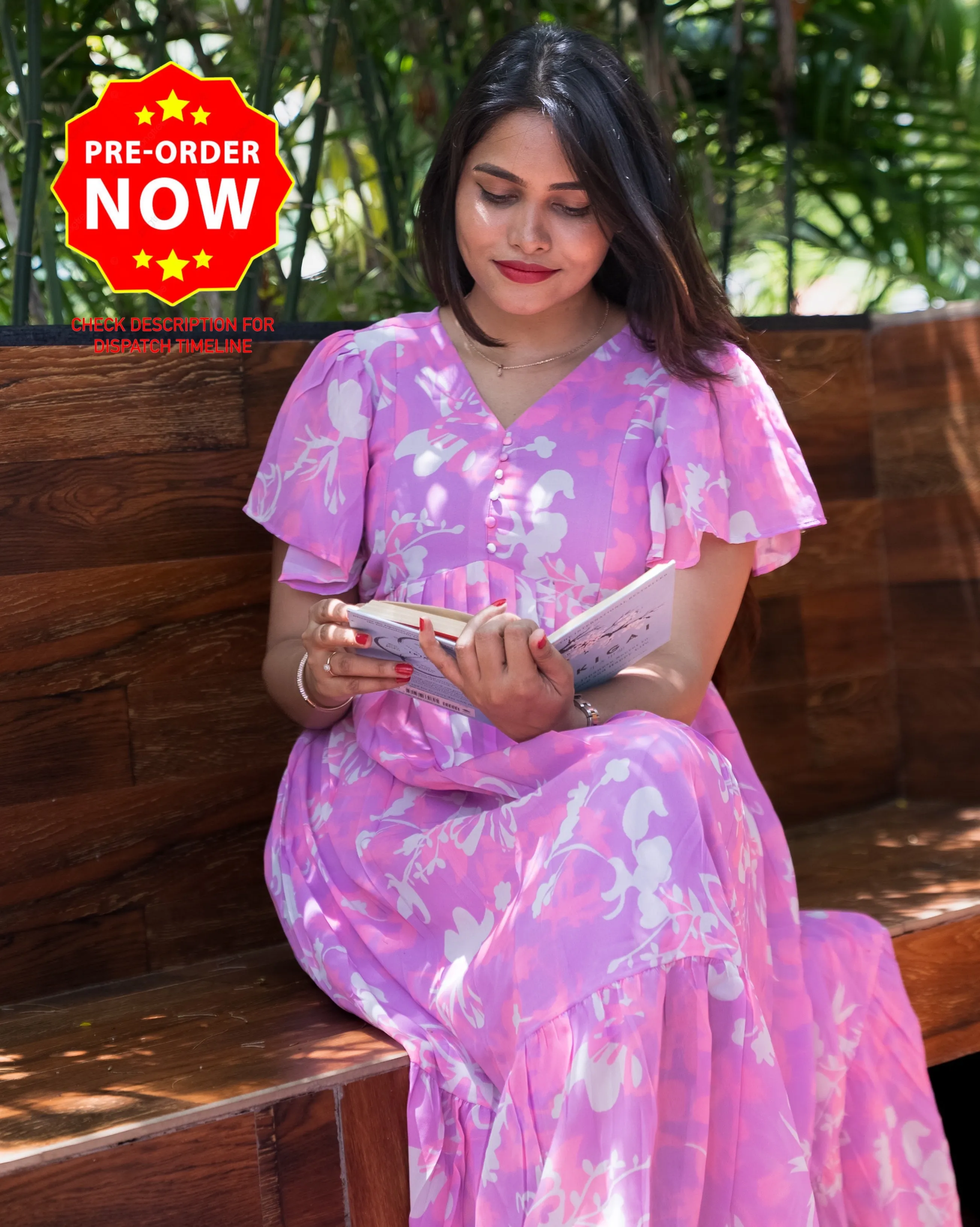 Jansi Maternity Dress (PREORDER-JUNE15)