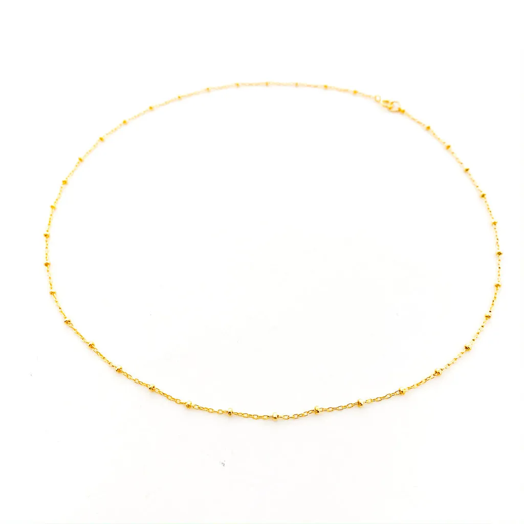 Jenna Design Satellite Chain Necklace