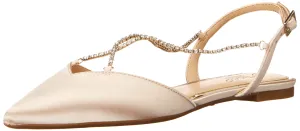 Jewel Badgley Mischka Alanna Ballet Flats Champagne