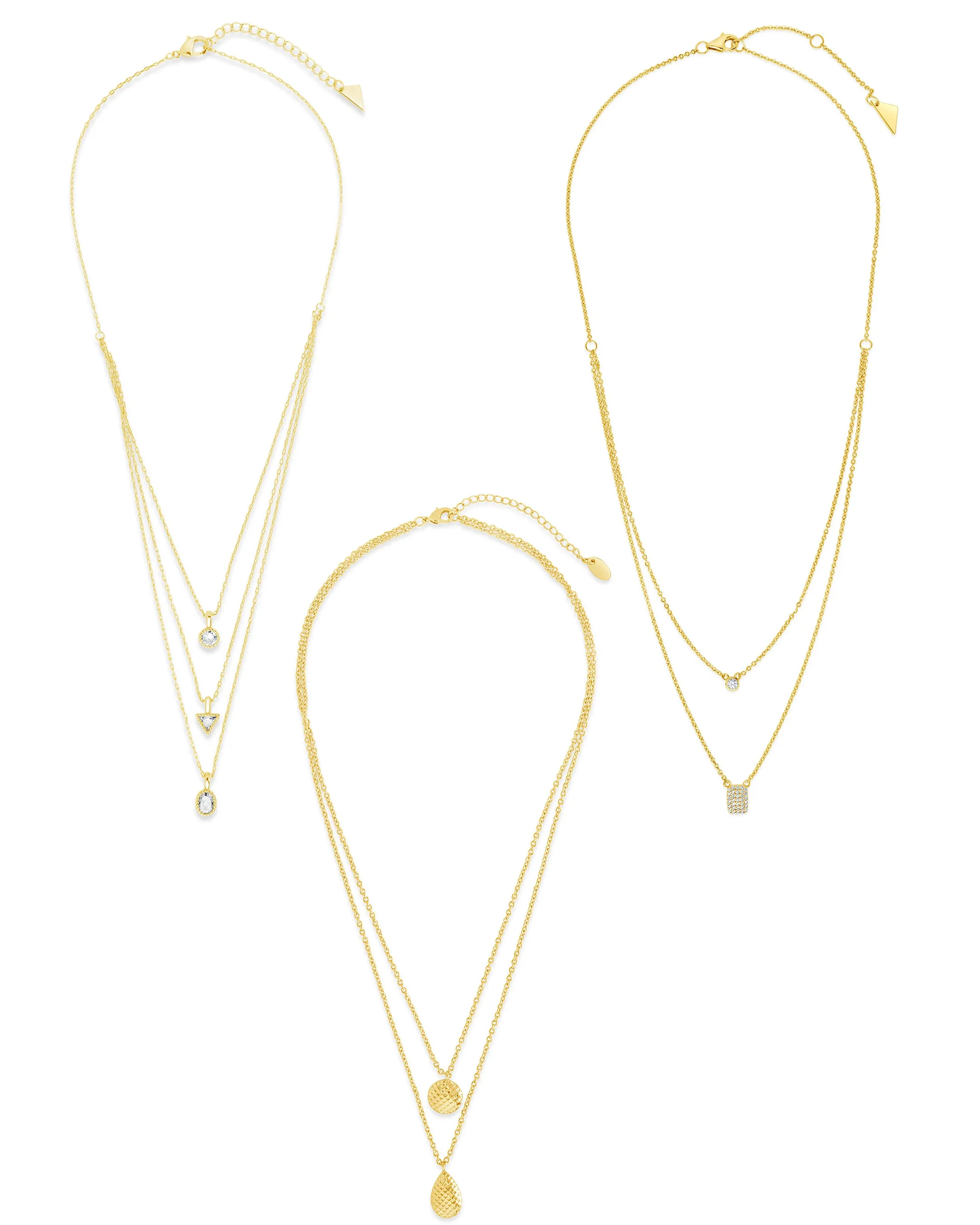 Jewelry Case & Layering Necklace Bundle
