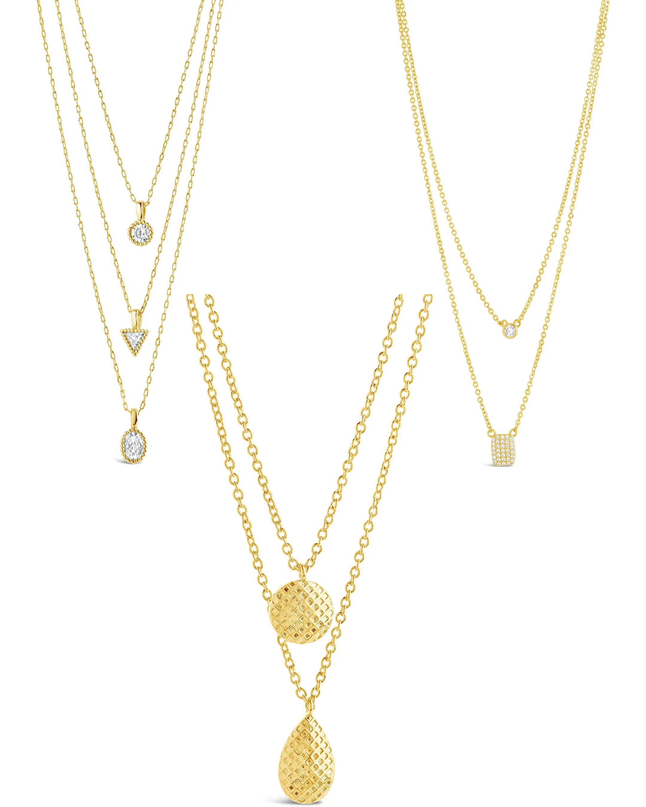 Jewelry Case & Layering Necklace Bundle