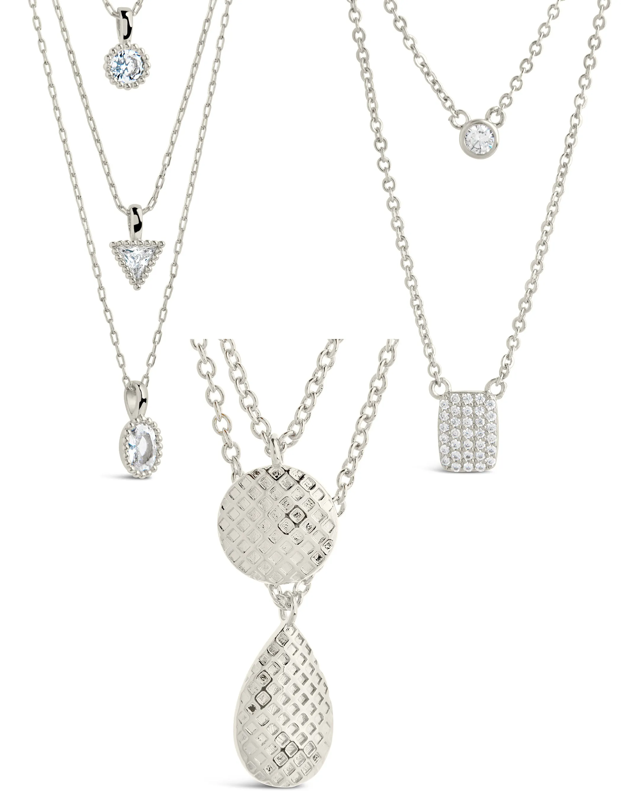 Jewelry Case & Layering Necklace Bundle