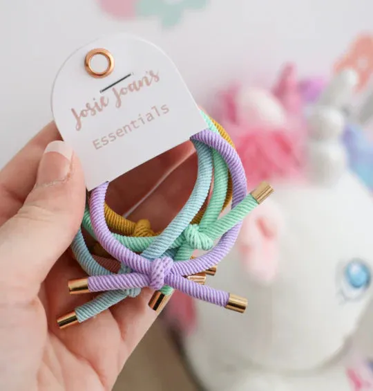 Josie Joan's Hair Tie Essentials Set of 5 | Pastel Piper