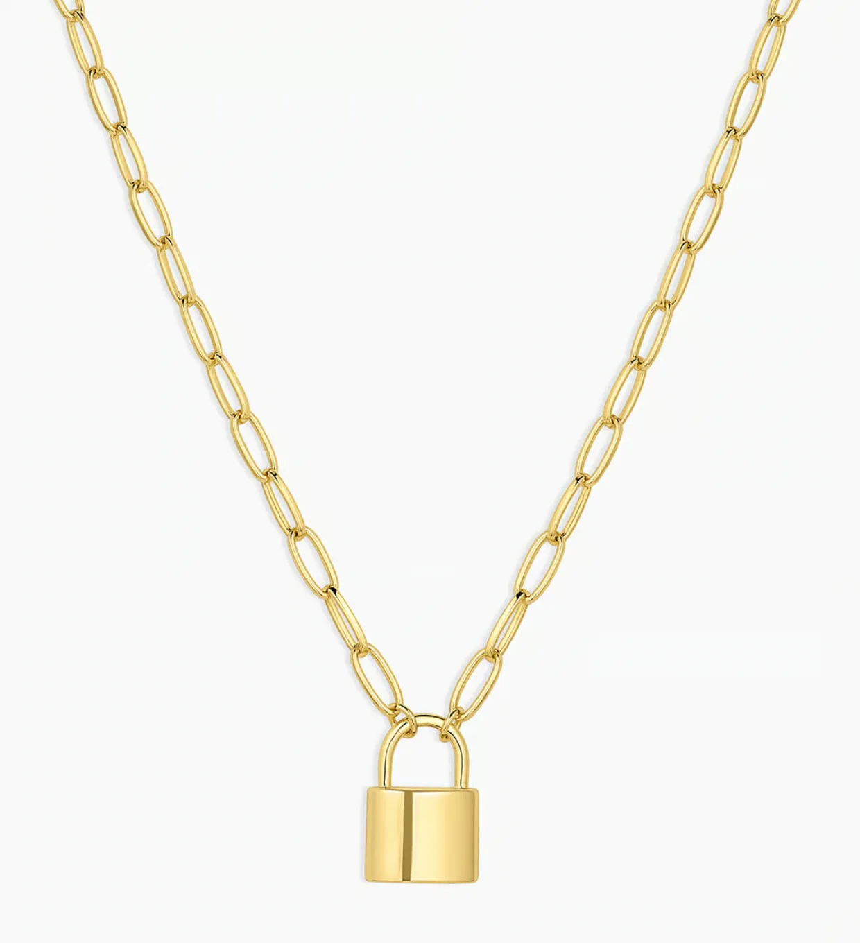 Kara Padlock Charm Necklace