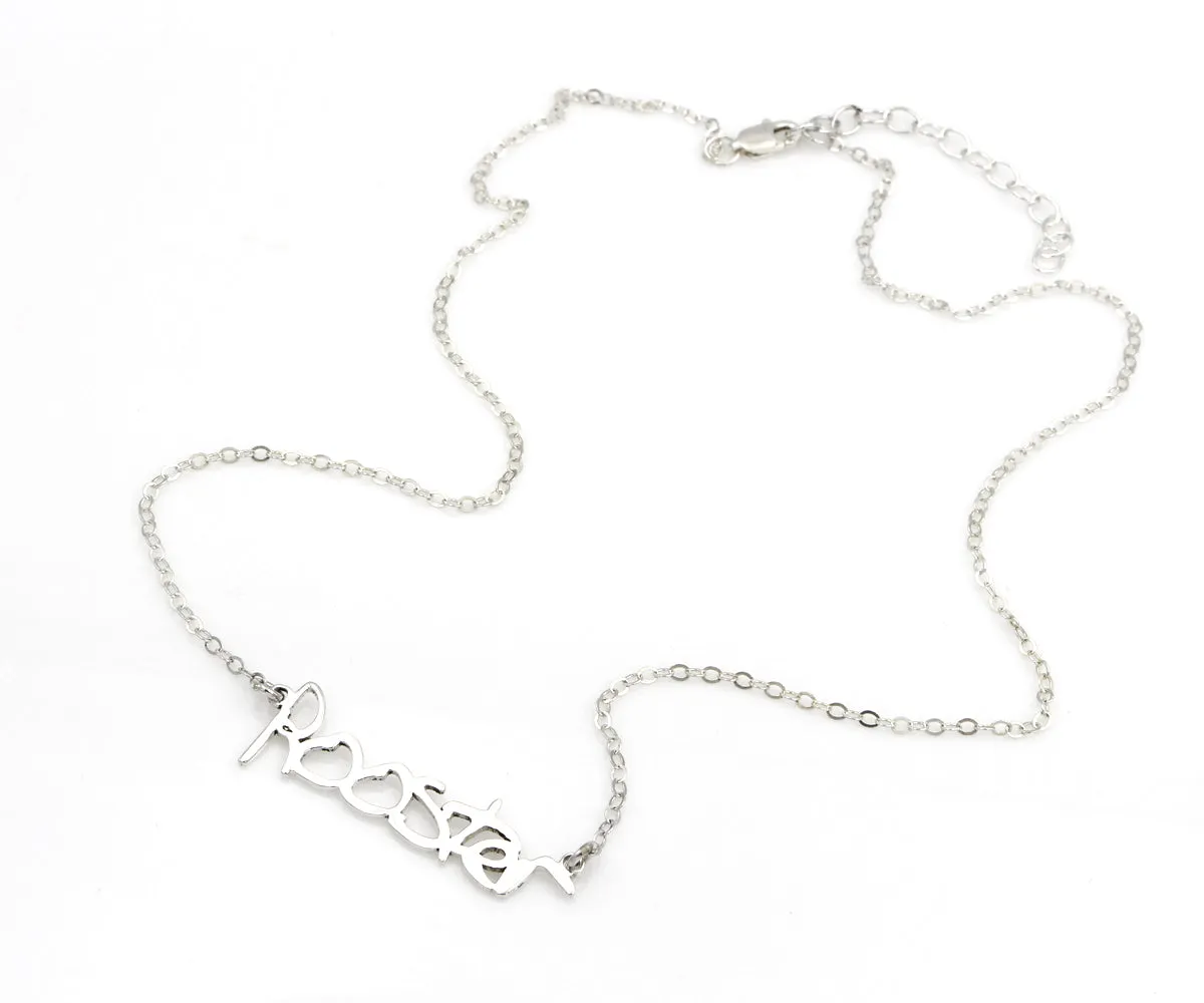 Keepsake Signature Handwritten Cut Out Necklace