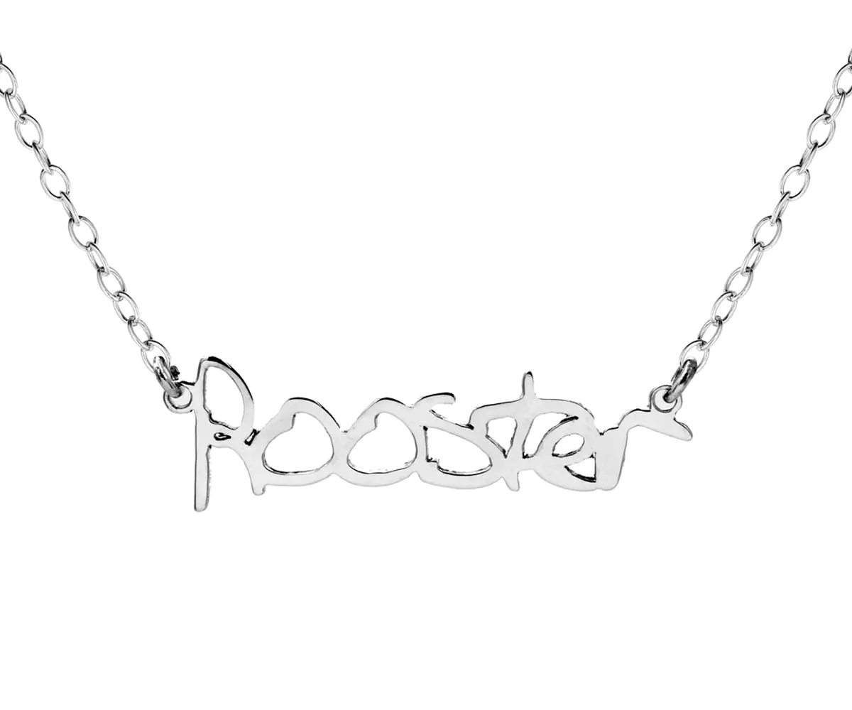 Keepsake Signature Handwritten Cut Out Necklace