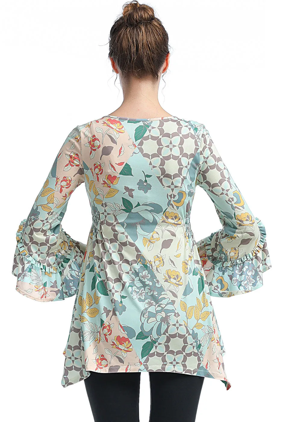 Kimi   Kai Maternity "Sue" Nursing A-Line Tunic