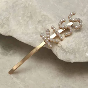 Kiss Pearl Golden Hair Pin
