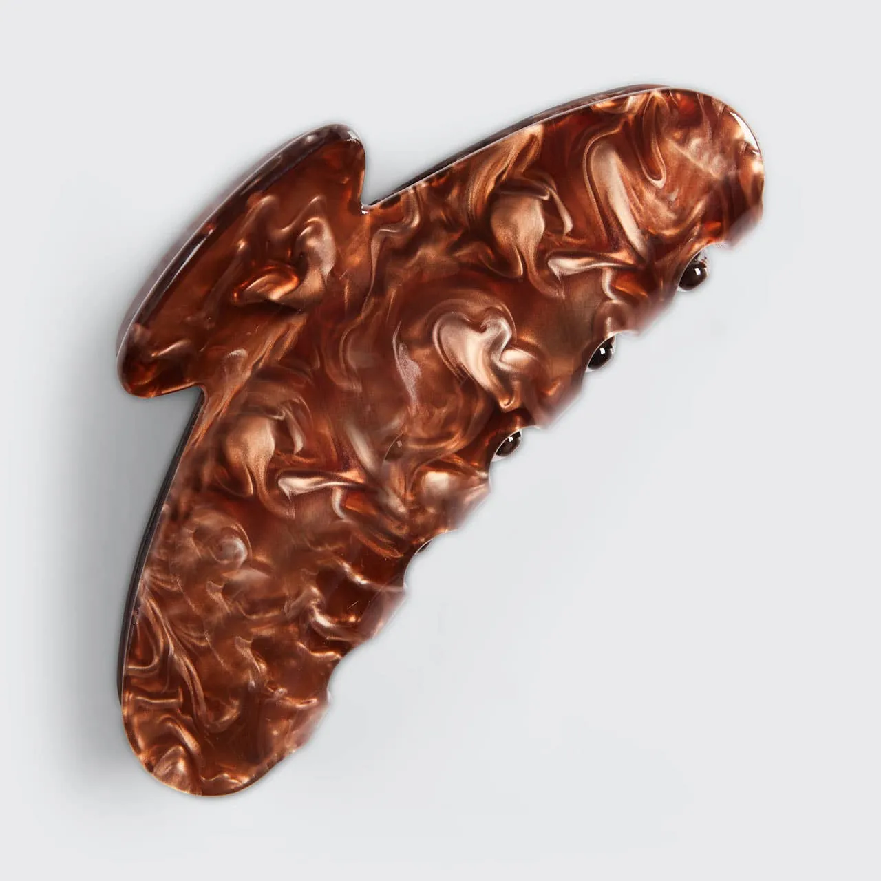 Kitsch Eco-Friendly Marble Claw Clip - Brunette