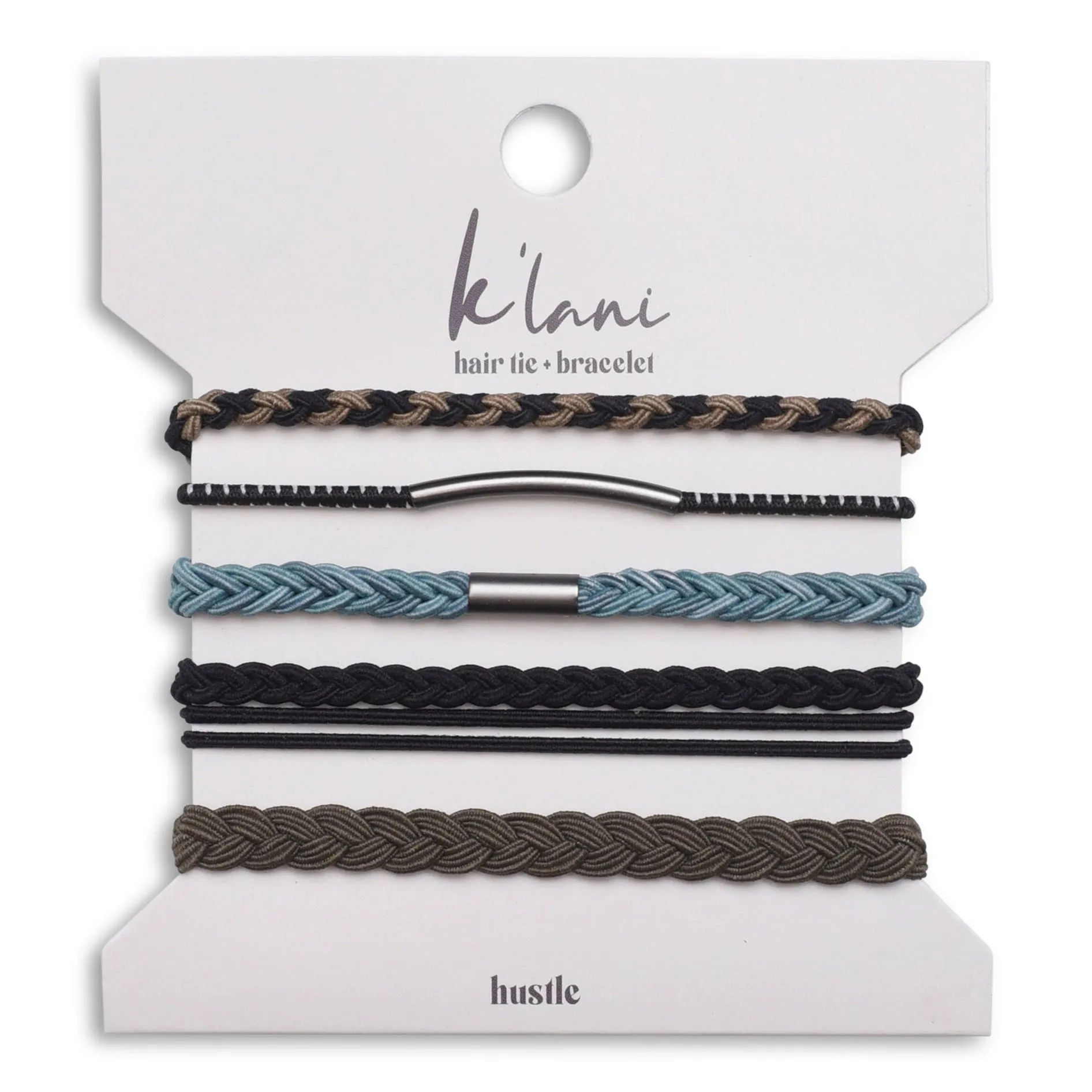 K'Lani Hair Tie Bracelet Set - Hustle