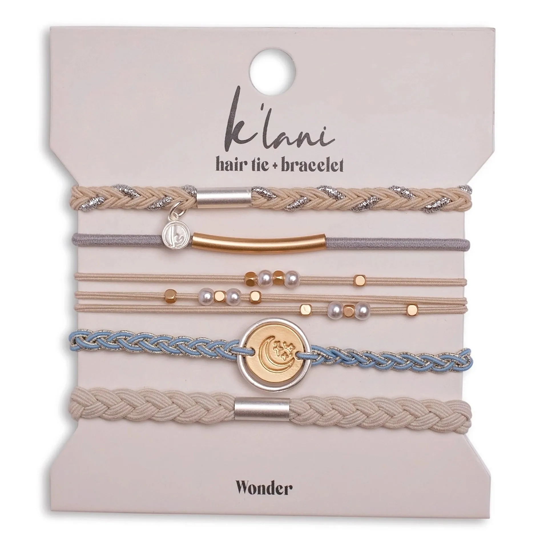 K'Lani Hair Tie Bracelet Set - Wonder