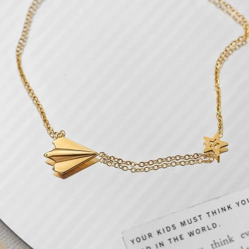 Korean Butterfly Necklace