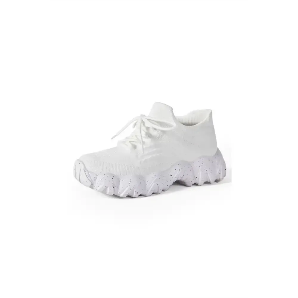 Lace Up Mesh Breathable Athletic Shoes for Trendy Women