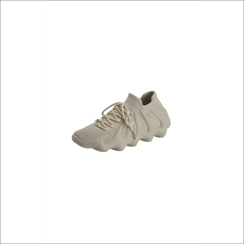 Lace Up Round Toe Mesh Athletic Sneakers
