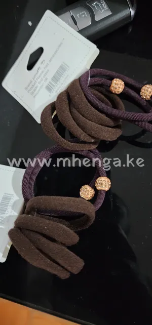 Ladies hairbands shiny bow