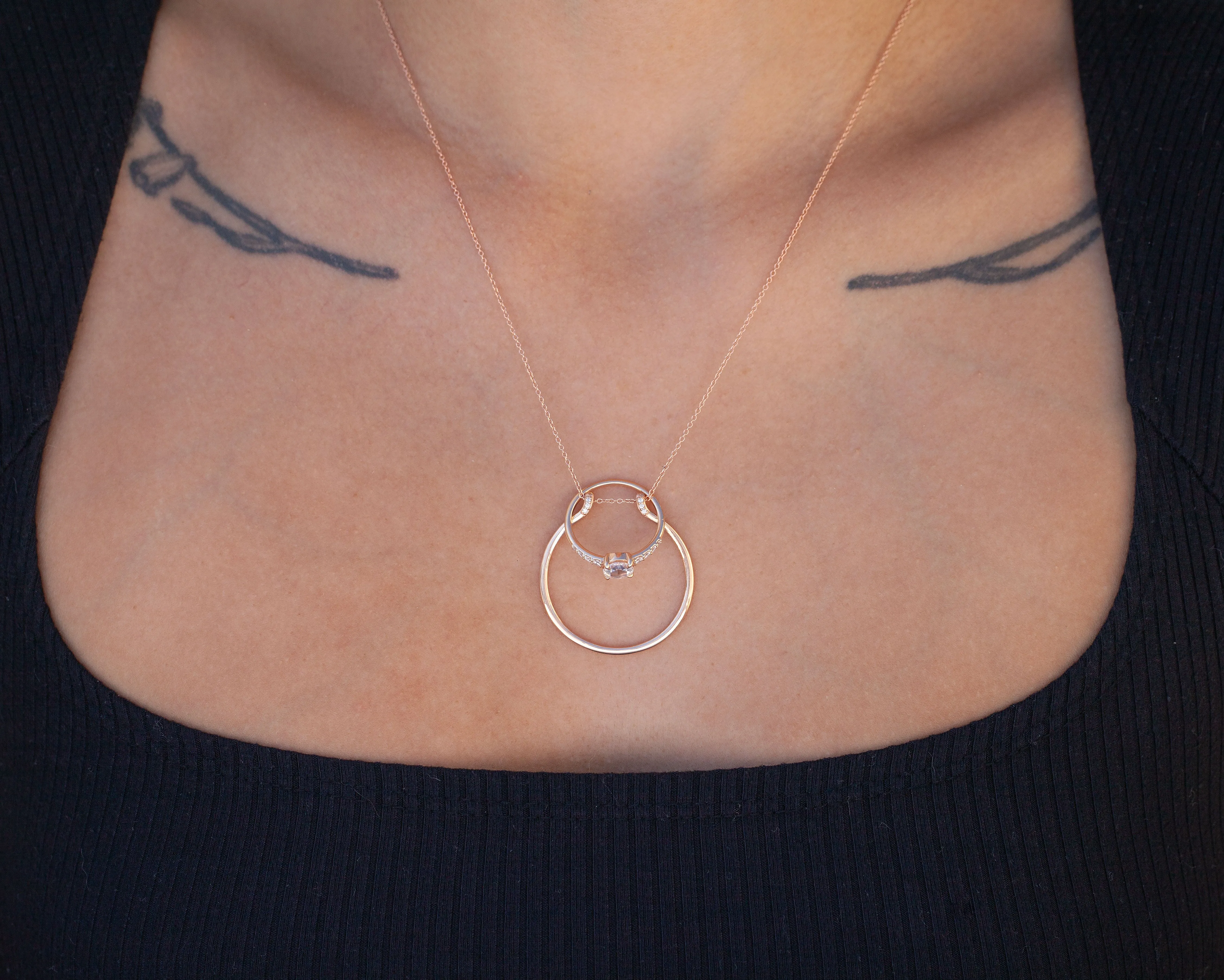 Large Ring Holder Necklace (Ready to Ship)
