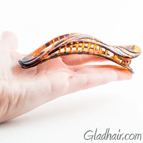 Large Wide Wave Beak Salon Clip