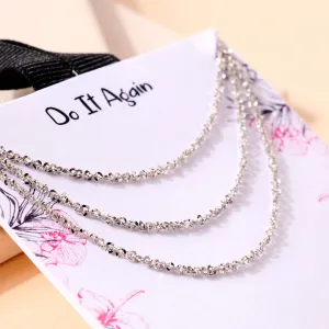 Layered Gold Dip Short Necklace
