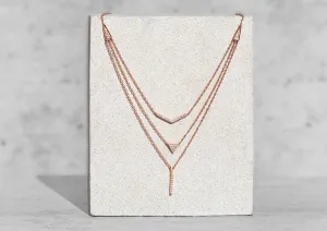 Layered Trigon Necklace
