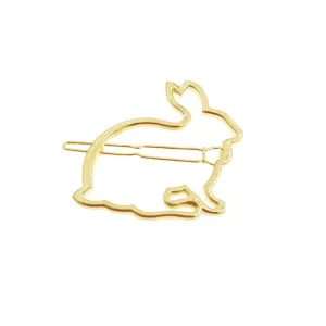 Leverette Golden Bunny Hair Pin