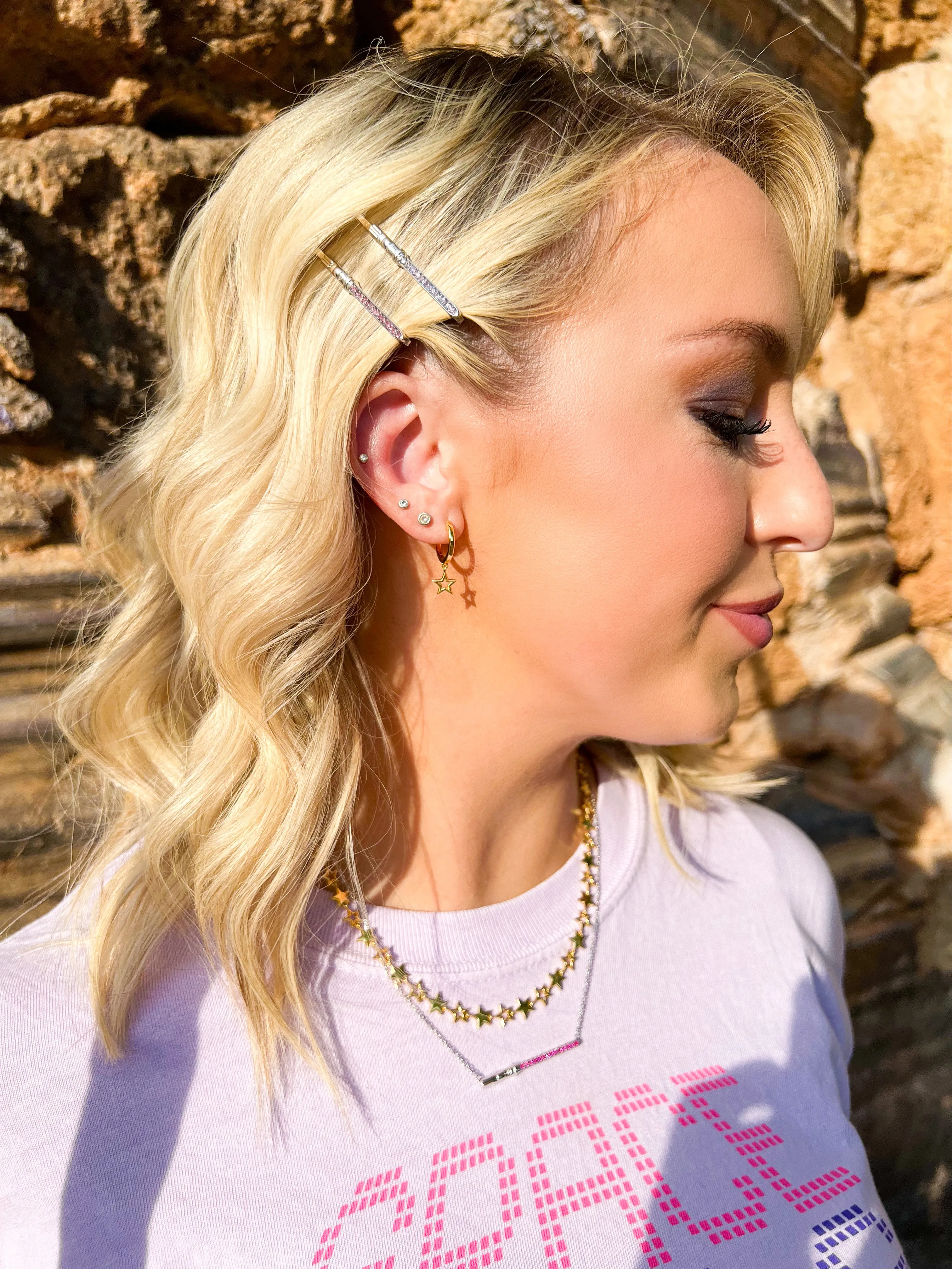 Light Warrior Hair Pins (Purple)