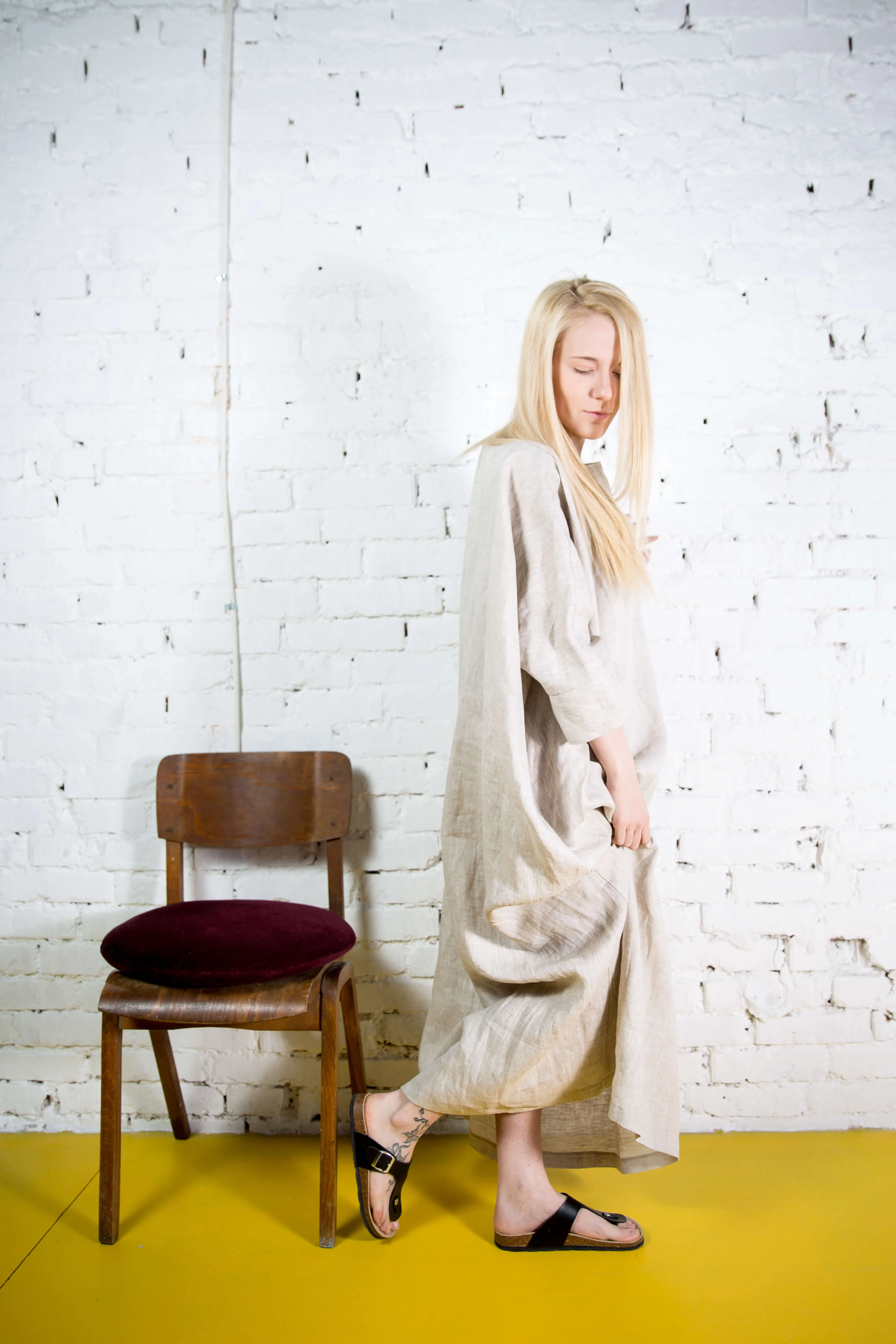 Linen Maxi Dress TIANA