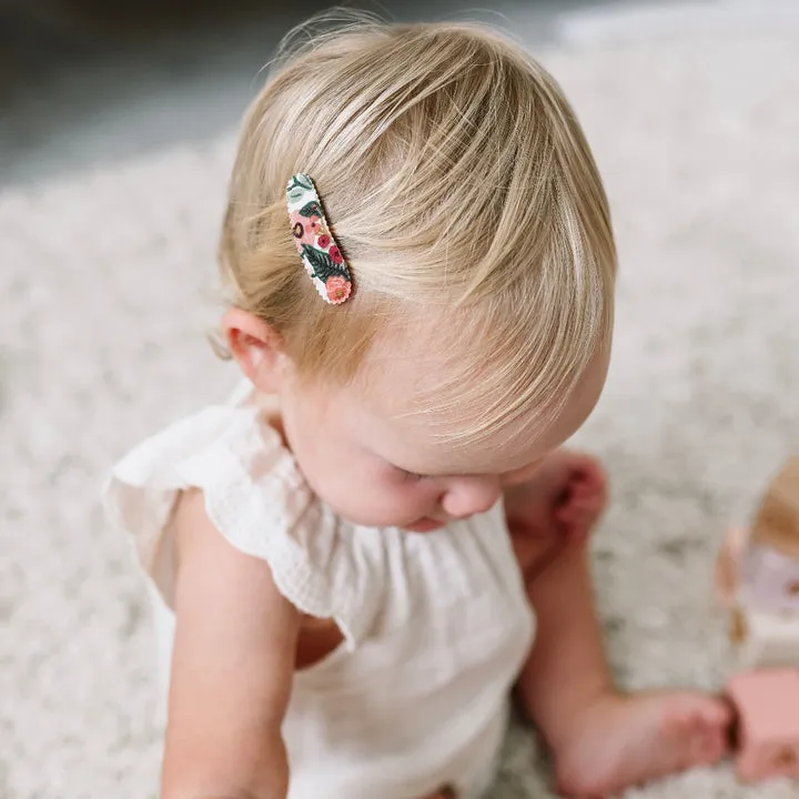 Little Brooklyn Floral Baby Hair Clip Set