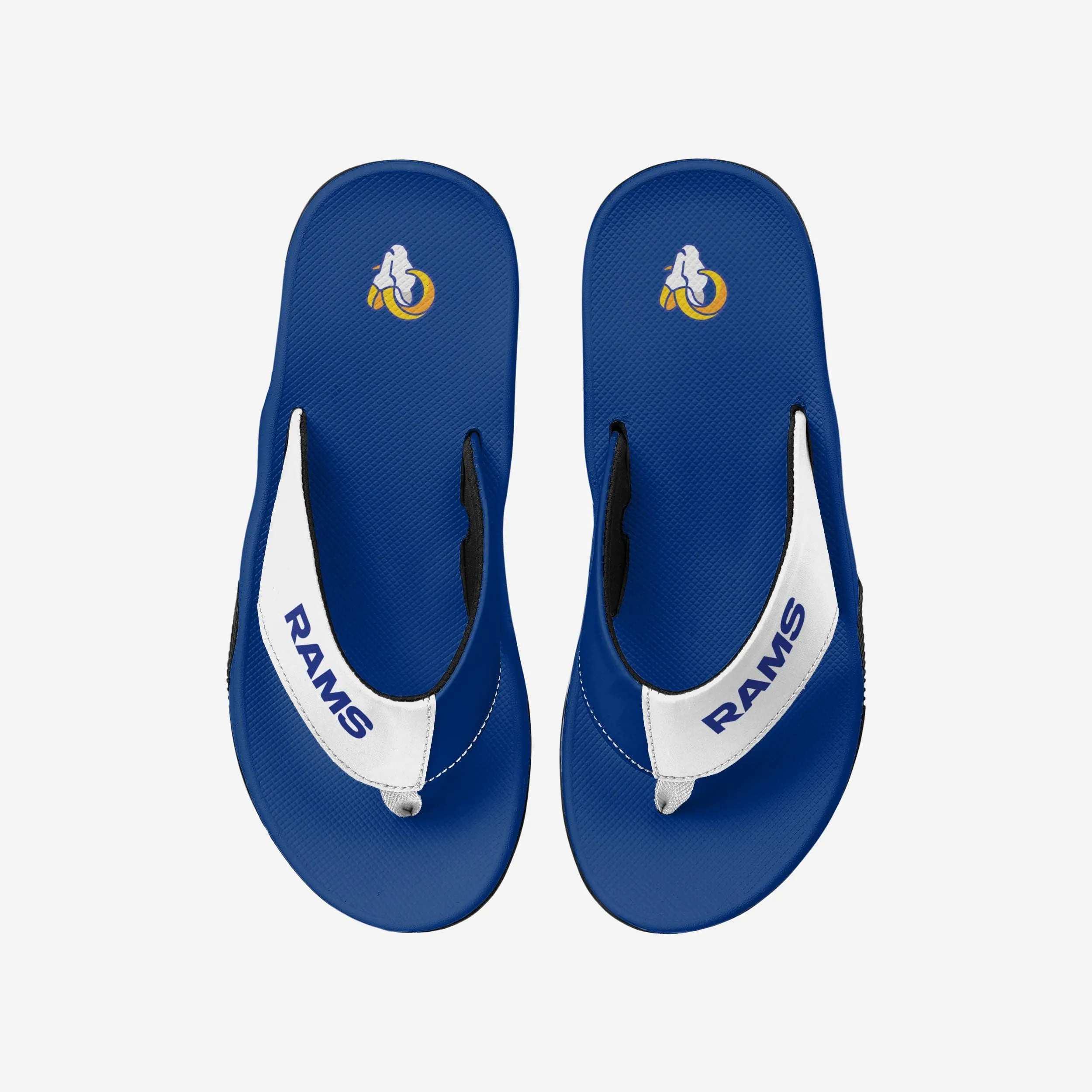 Los Angeles Rams Team Color Contour Flip Flop