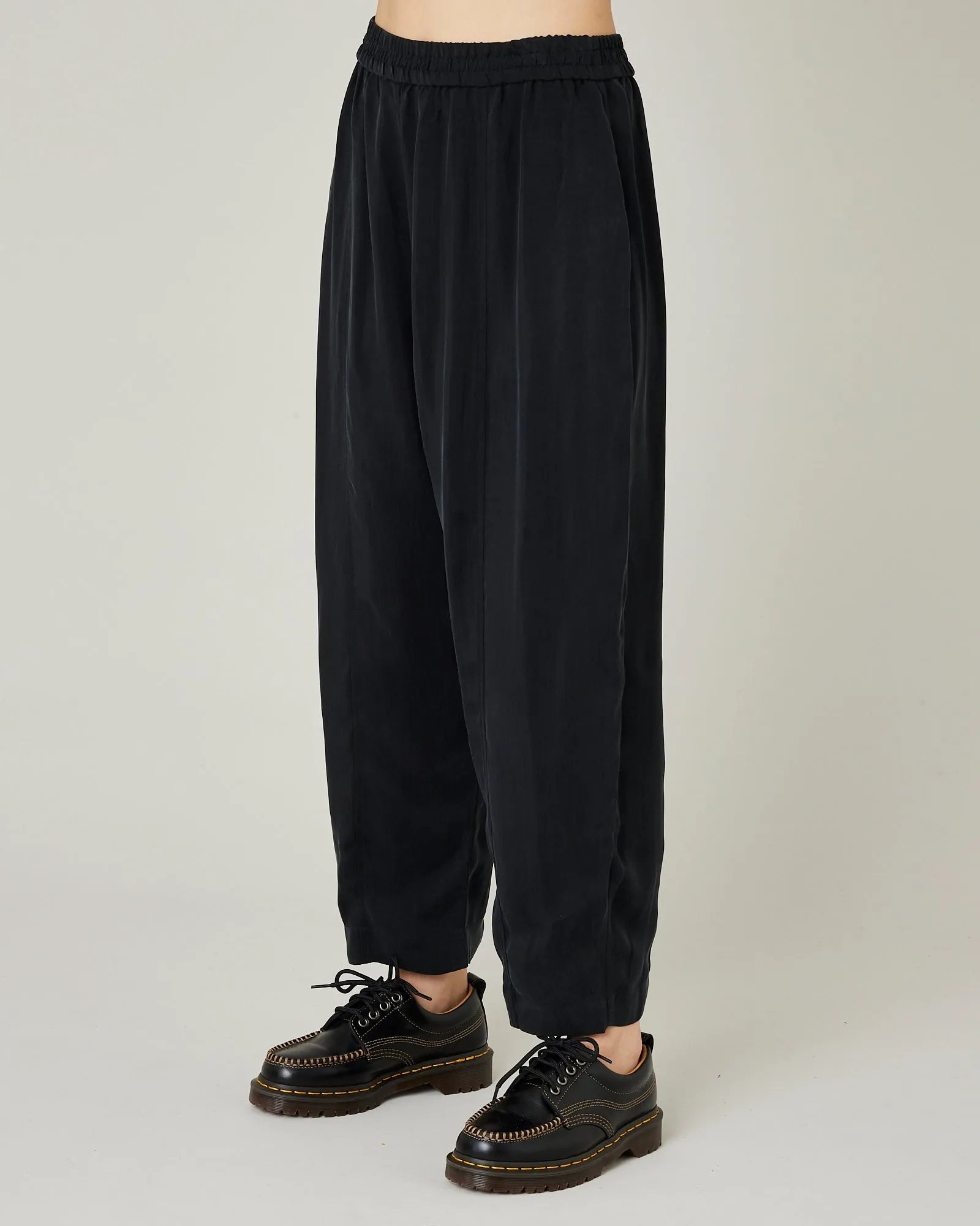 Mabel Cupro Trouser - Black