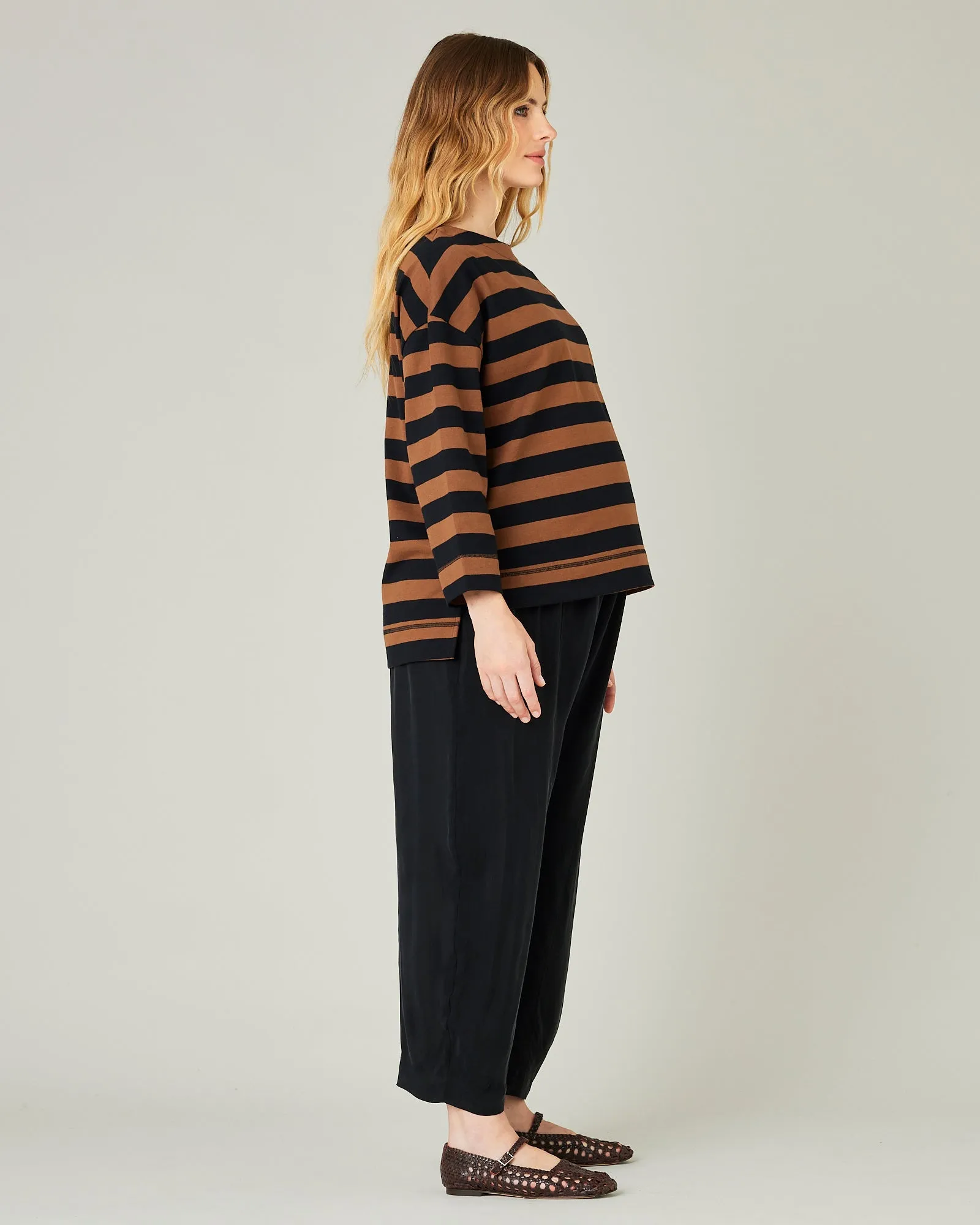 Mabel Cupro Trouser - Black