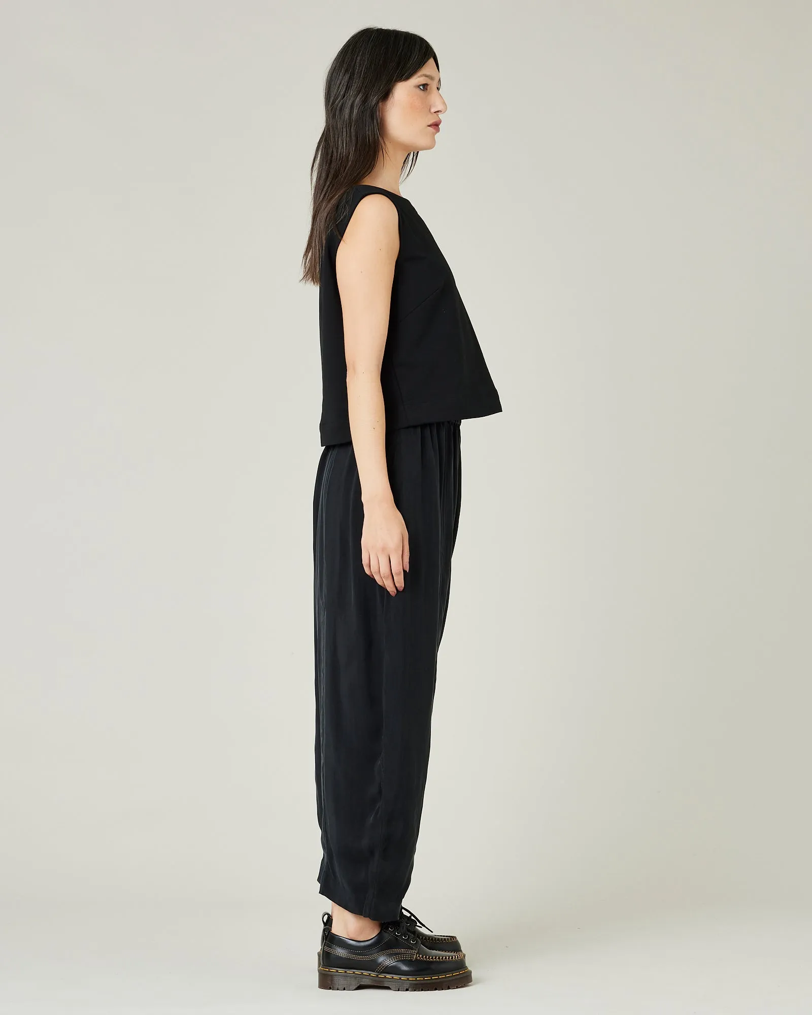 Mabel Cupro Trouser - Black