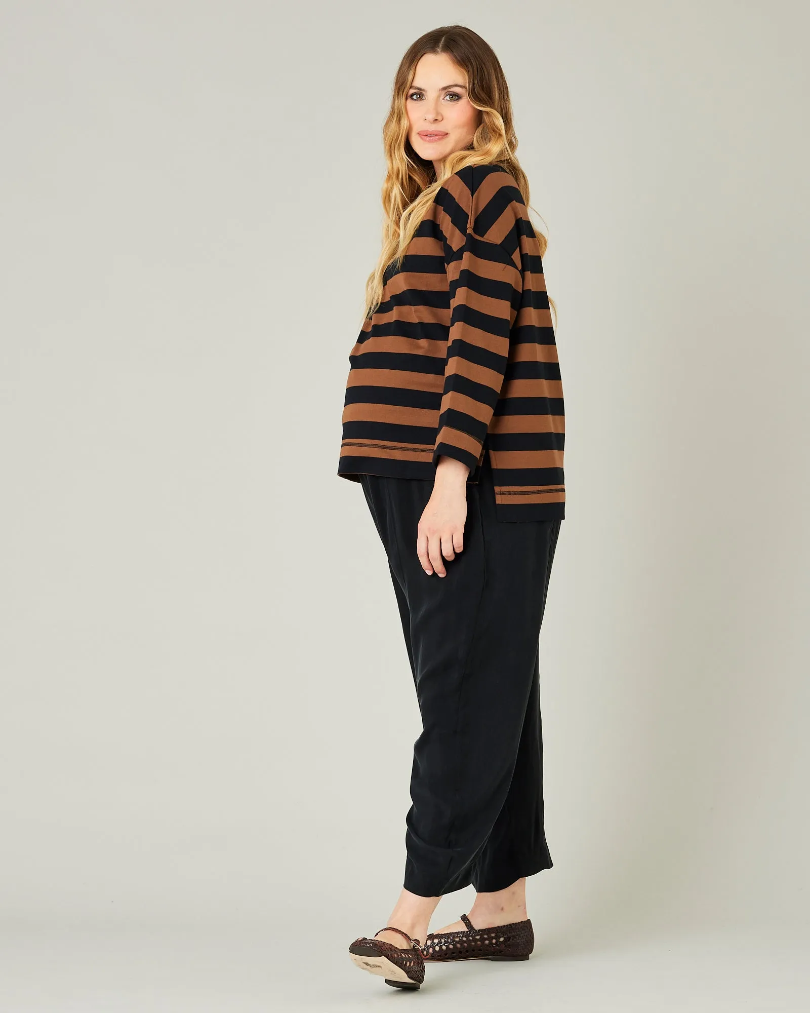 Mabel Cupro Trouser - Black