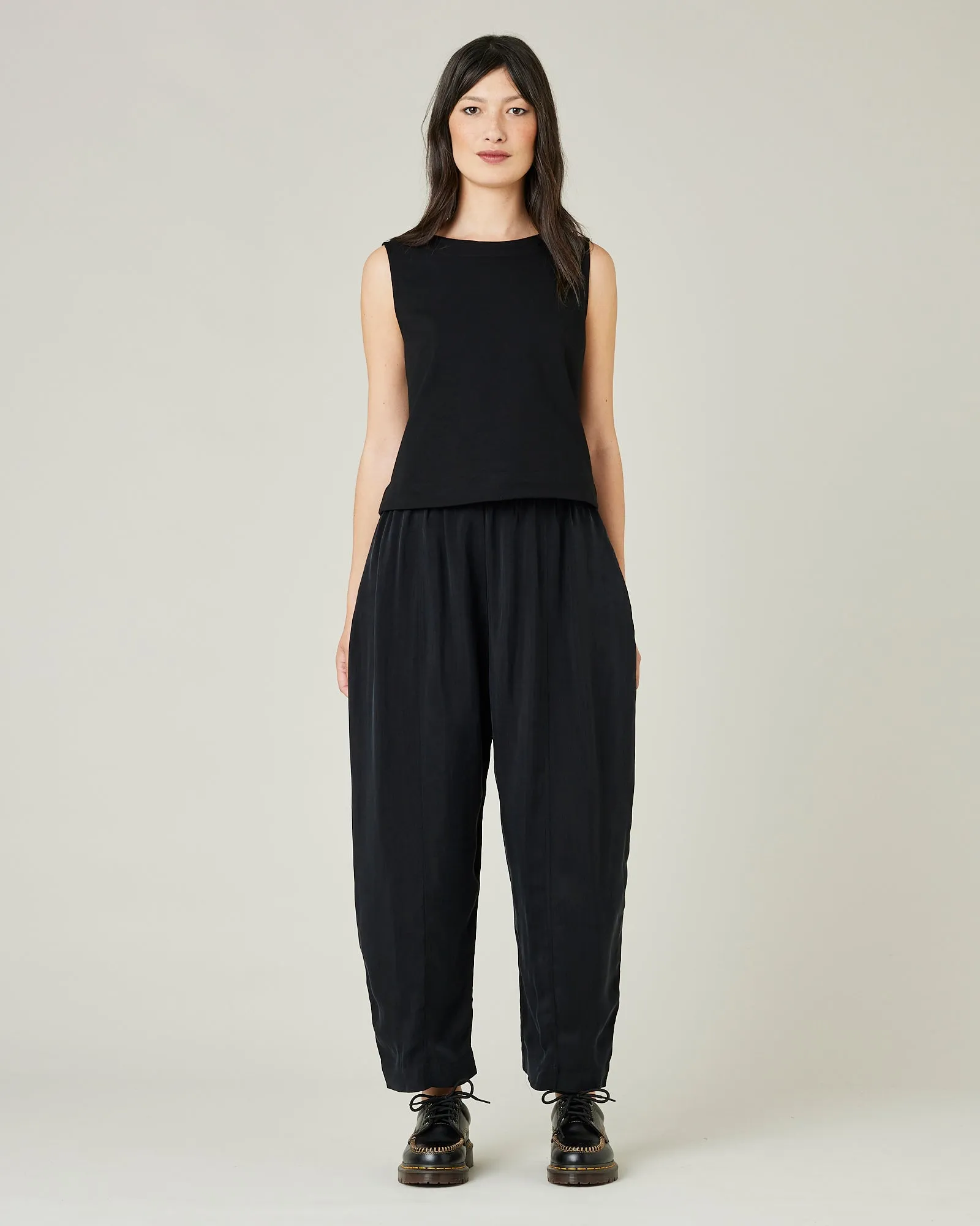 Mabel Cupro Trouser - Black