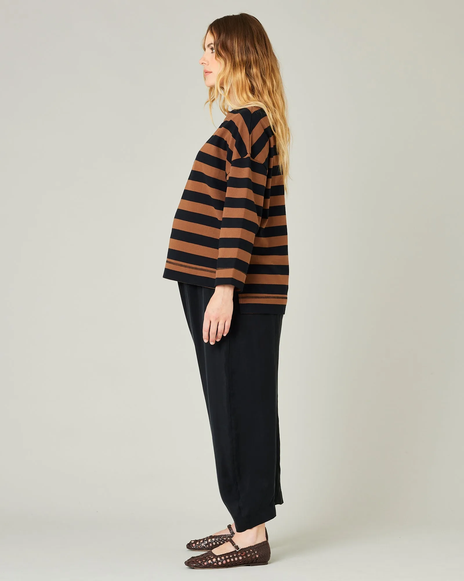 Mabel Cupro Trouser - Black