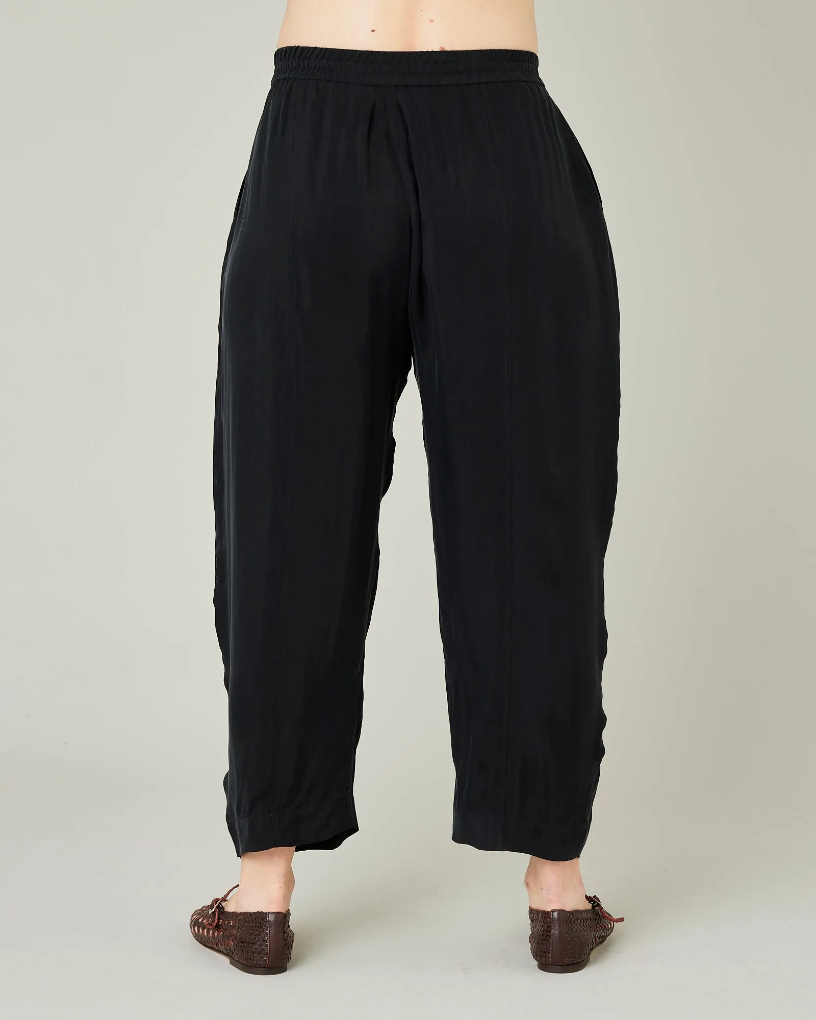 Mabel Cupro Trouser - Black
