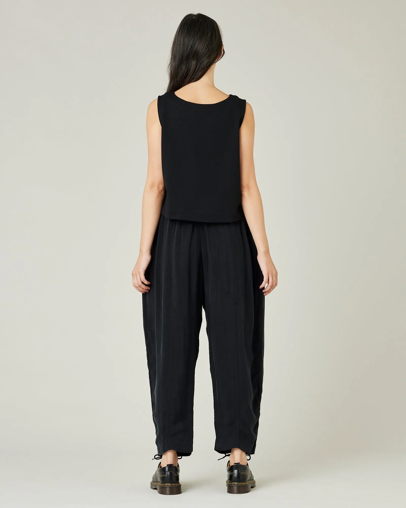 Mabel Cupro Trouser - Black