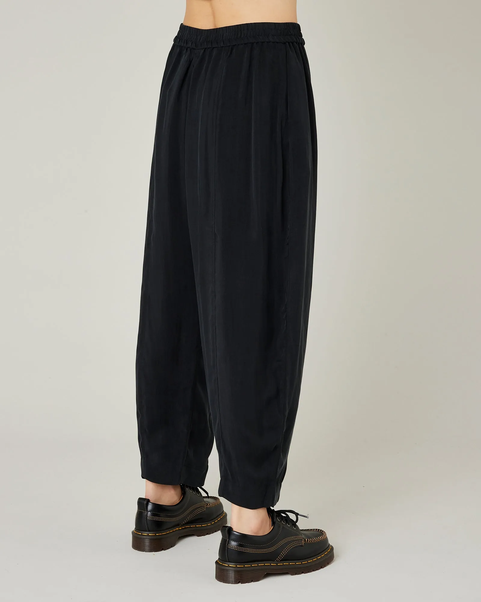 Mabel Cupro Trouser - Black