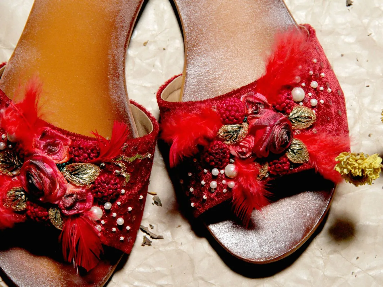 Marsala Rose Slip-On