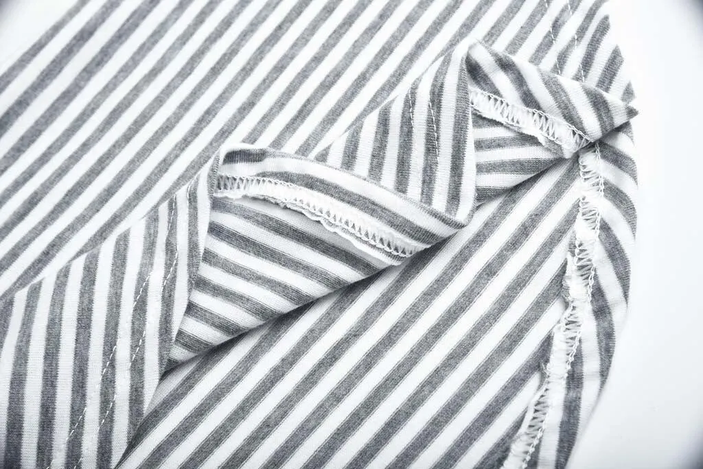 Maternity Clothes Long Sleeve Striped O-neck Nursing Maternity Tops Pregnancy Shirt